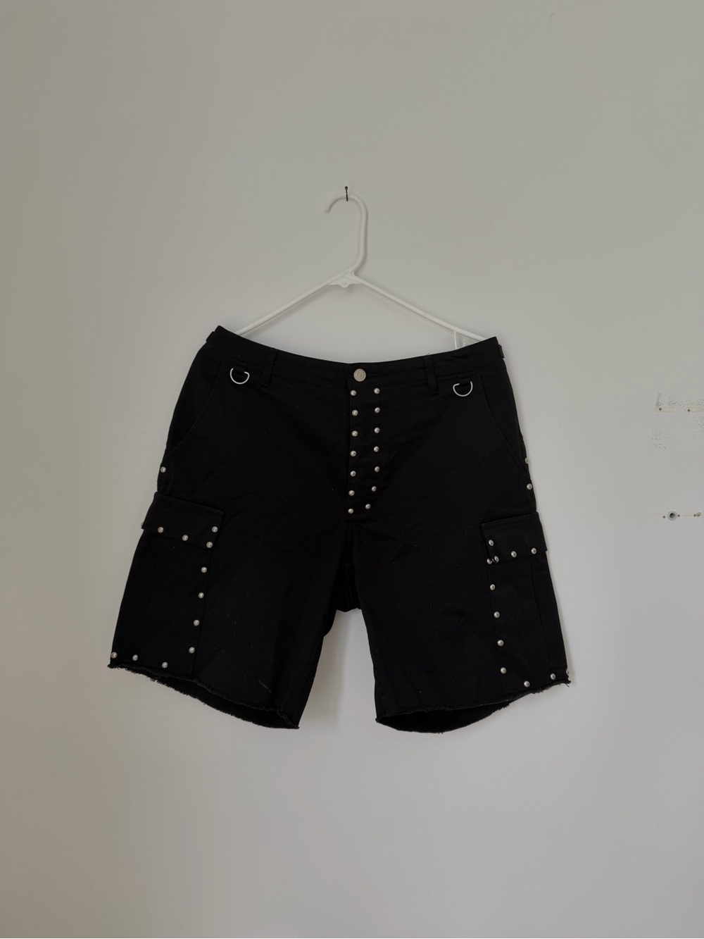 Saint Laurent SS16 Studded Cargo Shorts Hedi Slimane Size 32